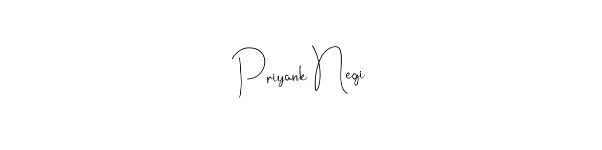 You can use this online signature creator to create a handwritten signature for the name Priyank Negi. This is the best online autograph maker. Priyank Negi signature style 4 images and pictures png