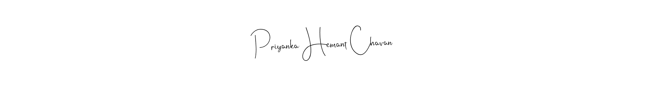 The best way (Andilay-7BmLP) to make a short signature is to pick only two or three words in your name. The name Priyanka Hemant Chavan include a total of six letters. For converting this name. Priyanka Hemant Chavan signature style 4 images and pictures png