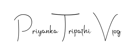 Also we have Priyanka Tripathi Vlog name is the best signature style. Create professional handwritten signature collection using Andilay-7BmLP autograph style. Priyanka Tripathi Vlog signature style 4 images and pictures png