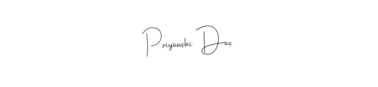 You should practise on your own different ways (Andilay-7BmLP) to write your name (Priyanshi Das) in signature. don't let someone else do it for you. Priyanshi Das signature style 4 images and pictures png