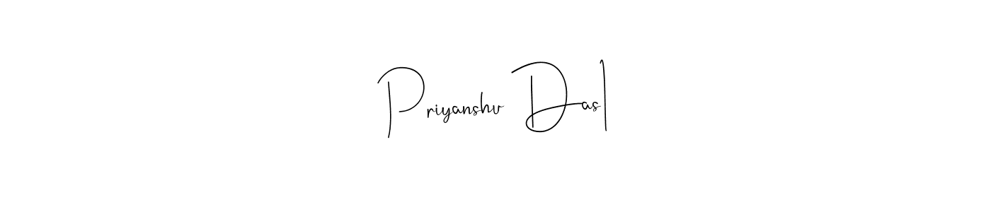 You should practise on your own different ways (Andilay-7BmLP) to write your name (Priyanshu Das1) in signature. don't let someone else do it for you. Priyanshu Das1 signature style 4 images and pictures png