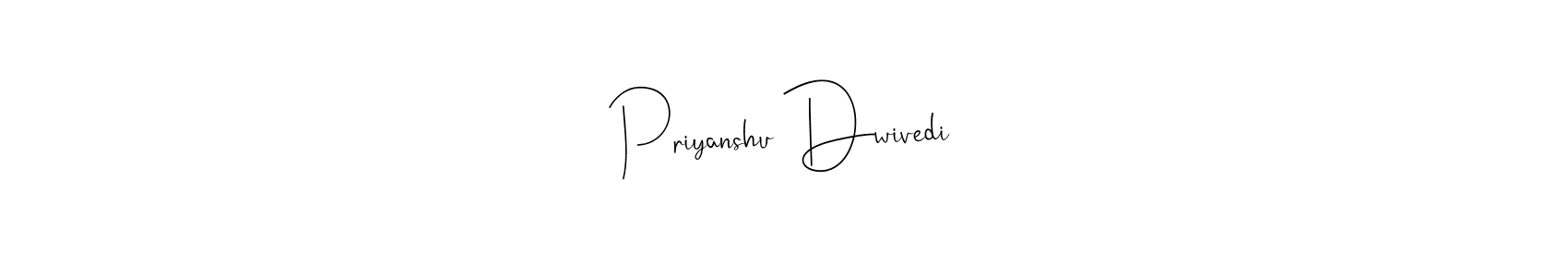 The best way (Andilay-7BmLP) to make a short signature is to pick only two or three words in your name. The name Priyanshu Dwivedi include a total of six letters. For converting this name. Priyanshu Dwivedi signature style 4 images and pictures png