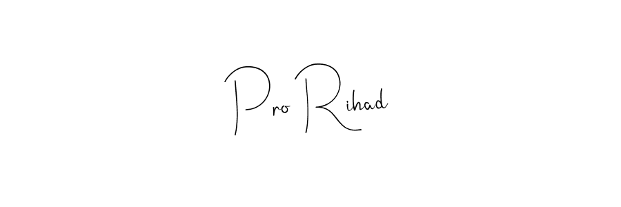 Make a beautiful signature design for name Pro Rihad. Use this online signature maker to create a handwritten signature for free. Pro Rihad signature style 4 images and pictures png