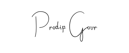 A timeless handwritten aesthetic for Prodip Gour. The Andilay-7BmLP font gives your signature a handcrafted feel with natural curves. Prodip Gour signature style 4 images and pictures png