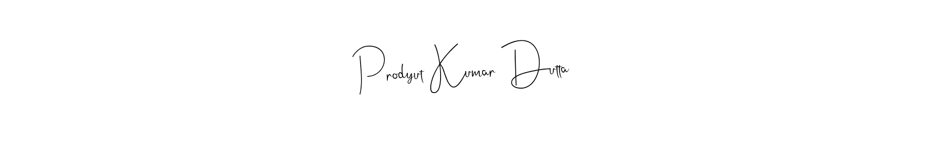 Also we have Prodyut Kumar Dutta name is the best signature style. Create professional handwritten signature collection using Andilay-7BmLP autograph style. Prodyut Kumar Dutta signature style 4 images and pictures png