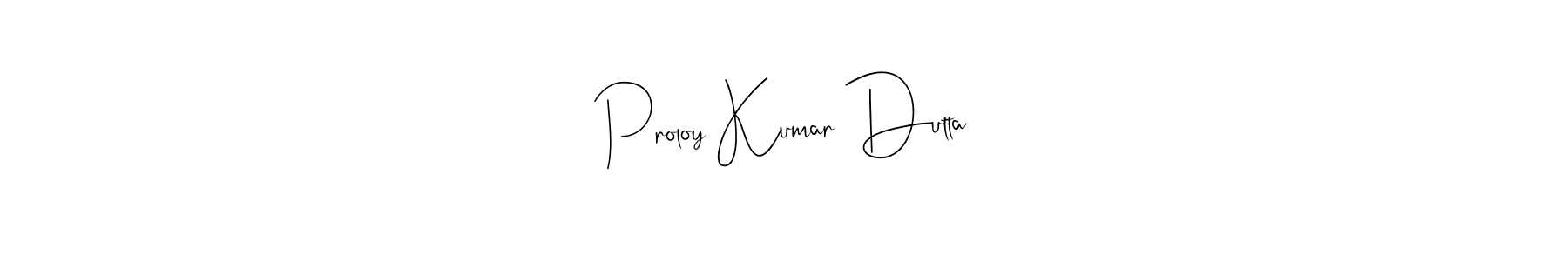 This is the best signature style for the Proloy Kumar Dutta name. Also you like these signature font (Andilay-7BmLP). Mix name signature. Proloy Kumar Dutta signature style 4 images and pictures png