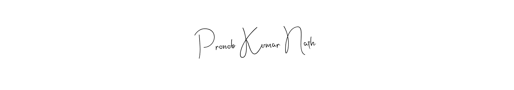 Pronob Kumar Nath stylish signature style. Best Handwritten Sign (Andilay-7BmLP) for my name. Handwritten Signature Collection Ideas for my name Pronob Kumar Nath. Pronob Kumar Nath signature style 4 images and pictures png