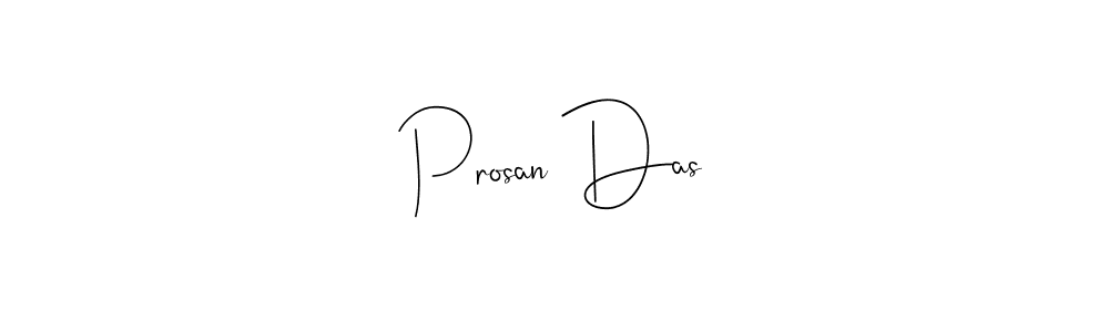 How to make Prosan Das signature? Andilay-7BmLP is a professional autograph style. Create handwritten signature for Prosan Das name. Prosan Das signature style 4 images and pictures png