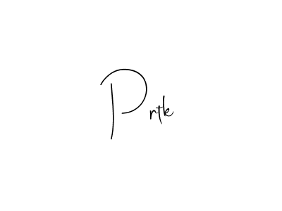 How to make Prtk name signature. Use Andilay-7BmLP style for creating short signs online. This is the latest handwritten sign. Prtk signature style 4 images and pictures png