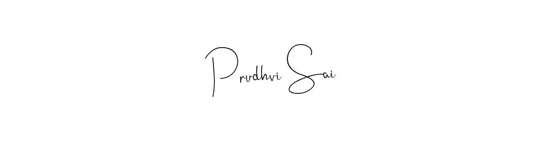 Design your own signature with our free online signature maker. With this signature software, you can create a handwritten (Andilay-7BmLP) signature for name Prudhvi Sai. Prudhvi Sai signature style 4 images and pictures png