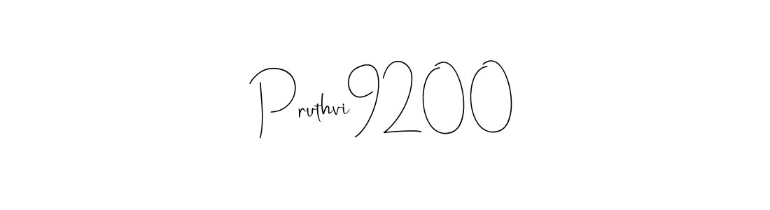 How to make Pruthvi9200 signature? Andilay-7BmLP is a professional autograph style. Create handwritten signature for Pruthvi9200 name. Pruthvi9200 signature style 4 images and pictures png