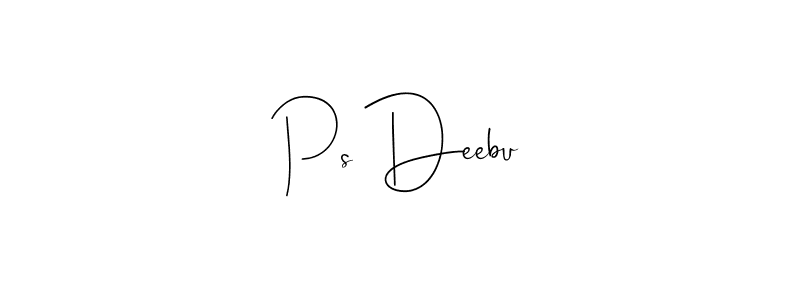 This is the best signature style for the Ps Deebu name. Also you like these signature font (Andilay-7BmLP). Mix name signature. Ps Deebu signature style 4 images and pictures png