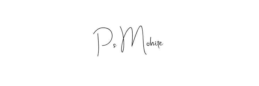Similarly Andilay-7BmLP is the best handwritten signature design. Signature creator online .You can use it as an online autograph creator for name Ps Mohite. Ps Mohite signature style 4 images and pictures png