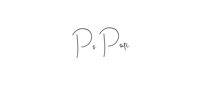 Make a beautiful signature design for name Ps Pati. Use this online signature maker to create a handwritten signature for free. Ps Pati signature style 4 images and pictures png