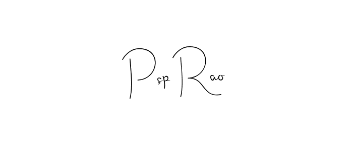 The best way (Andilay-7BmLP) to make a short signature is to pick only two or three words in your name. The name Psp Rao include a total of six letters. For converting this name. Psp Rao signature style 4 images and pictures png