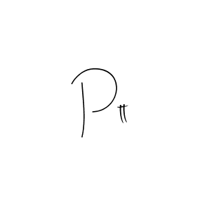 Create a beautiful signature design for name Ptt. With this signature (Andilay-7BmLP) fonts, you can make a handwritten signature for free. Ptt signature style 4 images and pictures png