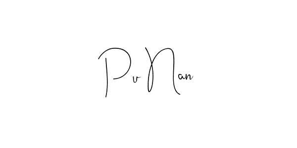 Use a signature maker to create a handwritten signature online. With this signature software, you can design (Andilay-7BmLP) your own signature for name Pu Nan. Pu Nan signature style 4 images and pictures png