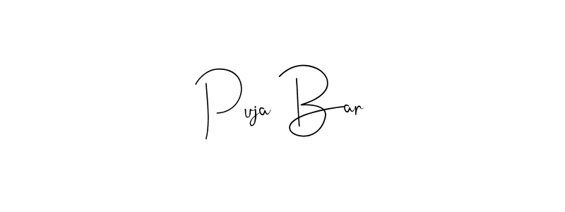 It looks lik you need a new signature style for name Puja Bar. Design unique handwritten (Andilay-7BmLP) signature with our free signature maker in just a few clicks. Puja Bar signature style 4 images and pictures png