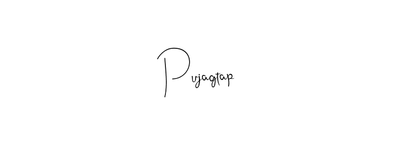 Use a signature maker to create a handwritten signature online. With this signature software, you can design (Andilay-7BmLP) your own signature for name Pujagtap. Pujagtap signature style 4 images and pictures png