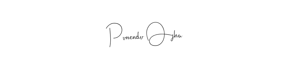 Also we have Punendu Ojha name is the best signature style. Create professional handwritten signature collection using Andilay-7BmLP autograph style. Punendu Ojha signature style 4 images and pictures png