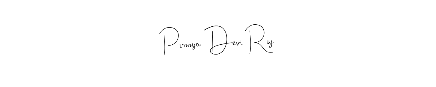Similarly Andilay-7BmLP is the best handwritten signature design. Signature creator online .You can use it as an online autograph creator for name Punnya Devi Raj. Punnya Devi Raj signature style 4 images and pictures png