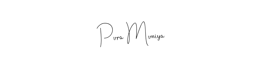 Make a beautiful signature design for name Pura Muniya. Use this online signature maker to create a handwritten signature for free. Pura Muniya signature style 4 images and pictures png