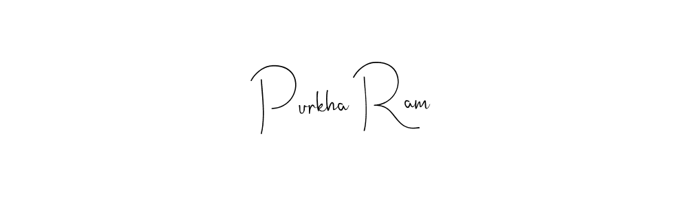 Once you've used our free online signature maker to create your best signature Andilay-7BmLP style, it's time to enjoy all of the benefits that Purkha Ram name signing documents. Purkha Ram signature style 4 images and pictures png