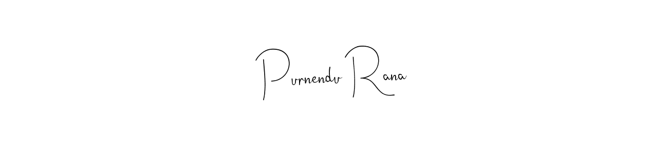 Make a beautiful signature design for name Purnendu Rana. With this signature (Andilay-7BmLP) style, you can create a handwritten signature for free. Purnendu Rana signature style 4 images and pictures png