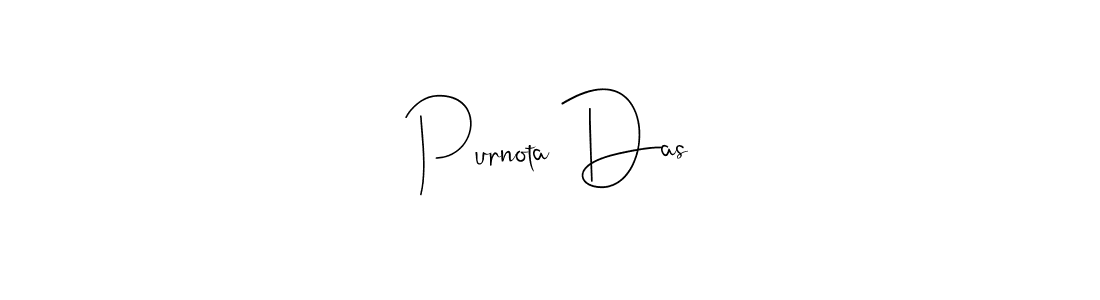 Purnota Das stylish signature style. Best Handwritten Sign (Andilay-7BmLP) for my name. Handwritten Signature Collection Ideas for my name Purnota Das. Purnota Das signature style 4 images and pictures png
