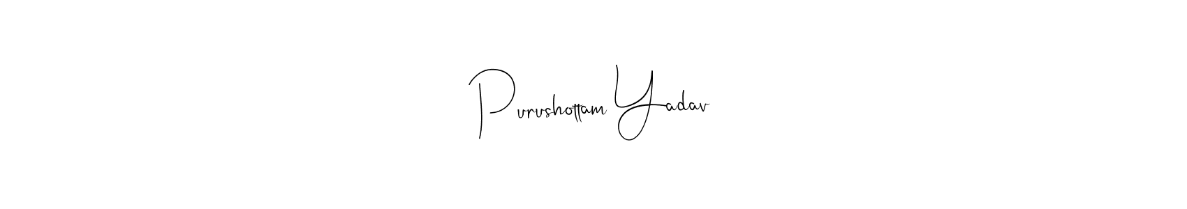 The best way (Andilay-7BmLP) to make a short signature is to pick only two or three words in your name. The name Purushottam Yadav include a total of six letters. For converting this name. Purushottam Yadav signature style 4 images and pictures png