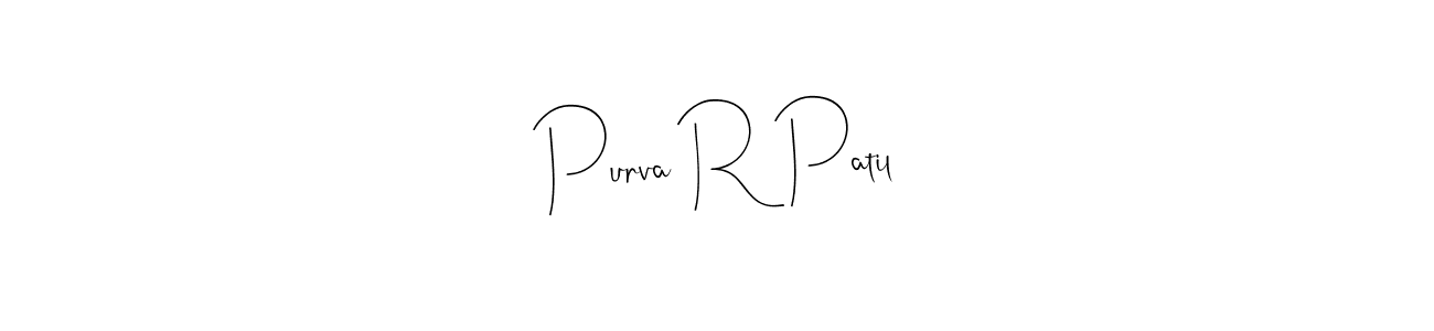 It looks lik you need a new signature style for name Purva R Patil. Design unique handwritten (Andilay-7BmLP) signature with our free signature maker in just a few clicks. Purva R Patil signature style 4 images and pictures png