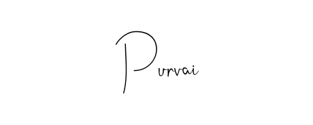 Give your name Purvai an exquisite flair with the Andilay-7BmLP script font. Ideal for contracts, resumes, and formal letterheads. Purvai signature style 4 images and pictures png