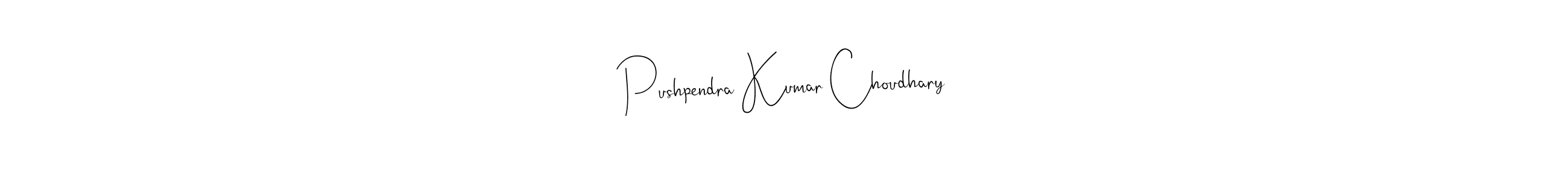 if you are searching for the best signature style for your name Pushpendra Kumar Choudhary. so please give up your signature search. here we have designed multiple signature styles  using Andilay-7BmLP. Pushpendra Kumar Choudhary signature style 4 images and pictures png