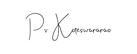 It looks like you need a new signature style for name Pv Koteswararao. Design unique handwritten (Andilay-7BmLP) signature with our free signature maker in just a few clicks. Pv Koteswararao signature style 4 images and pictures png