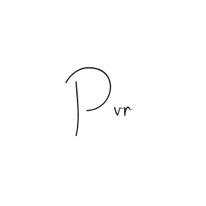 Make a beautiful signature design for name Pvr. With this signature (Andilay-7BmLP) style, you can create a handwritten signature for free. Pvr signature style 4 images and pictures png