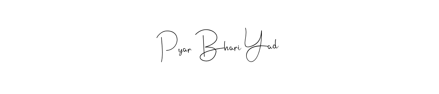 This is the best signature style for the Pyar Bhari Yad name. Also you like these signature font (Andilay-7BmLP). Mix name signature. Pyar Bhari Yad signature style 4 images and pictures png