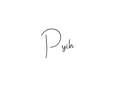 Make a beautiful signature design for name Pyih. Use this online signature maker to create a handwritten signature for free. Pyih signature style 4 images and pictures png