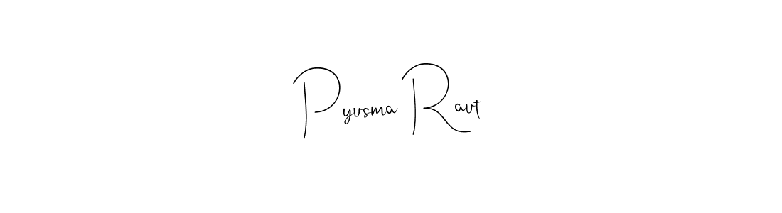 Similarly Andilay-7BmLP is the best handwritten signature design. Signature creator online .You can use it as an online autograph creator for name Pyusma Raut. Pyusma Raut signature style 4 images and pictures png