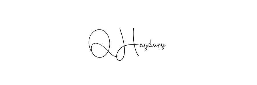 It looks lik you need a new signature style for name Q Haydary. Design unique handwritten (Andilay-7BmLP) signature with our free signature maker in just a few clicks. Q Haydary signature style 4 images and pictures png