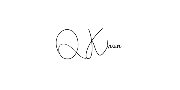 How to Draw Q Khan signature style? Andilay-7BmLP is a latest design signature styles for name Q Khan. Q Khan signature style 4 images and pictures png