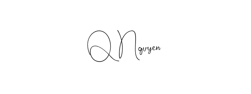 if you are searching for the best signature style for your name Q Nguyen. so please give up your signature search. here we have designed multiple signature styles  using Andilay-7BmLP. Q Nguyen signature style 4 images and pictures png