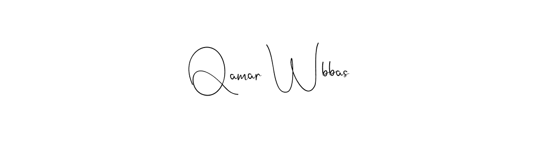 Make a short Qamar Wbbas signature style. Manage your documents anywhere anytime using Andilay-7BmLP. Create and add eSignatures, submit forms, share and send files easily. Qamar Wbbas signature style 4 images and pictures png