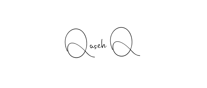 if you are searching for the best signature style for your name Qaseh Q. so please give up your signature search. here we have designed multiple signature styles  using Andilay-7BmLP. Qaseh Q signature style 4 images and pictures png