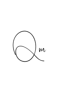 How to Draw Qm signature style? Andilay-7BmLP is a latest design signature styles for name Qm. Qm signature style 4 images and pictures png