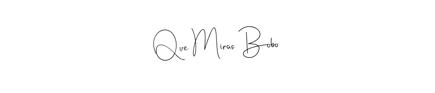 Use a signature maker to create a handwritten signature online. With this signature software, you can design (Andilay-7BmLP) your own signature for name Que Miras Bobo. Que Miras Bobo signature style 4 images and pictures png