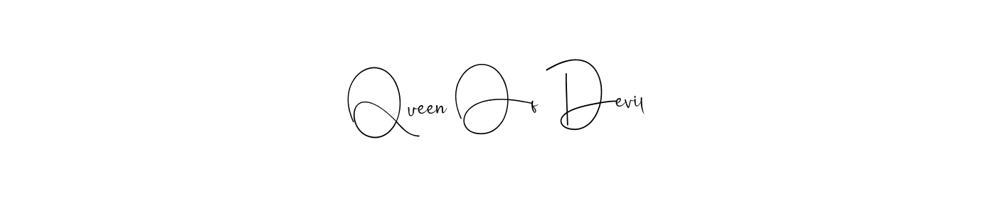 Andilay-7BmLP is a professional signature style that is perfect for those who want to add a touch of class to their signature. It is also a great choice for those who want to make their signature more unique. Get Queen Of Devil name to fancy signature for free. Queen Of Devil signature style 4 images and pictures png