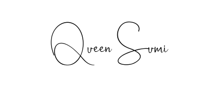 Create an unforgettable impression when signing with Queen Sumi name styled in Andilay-7BmLP typography. 100% free online generator. Queen Sumi signature style 4 images and pictures png