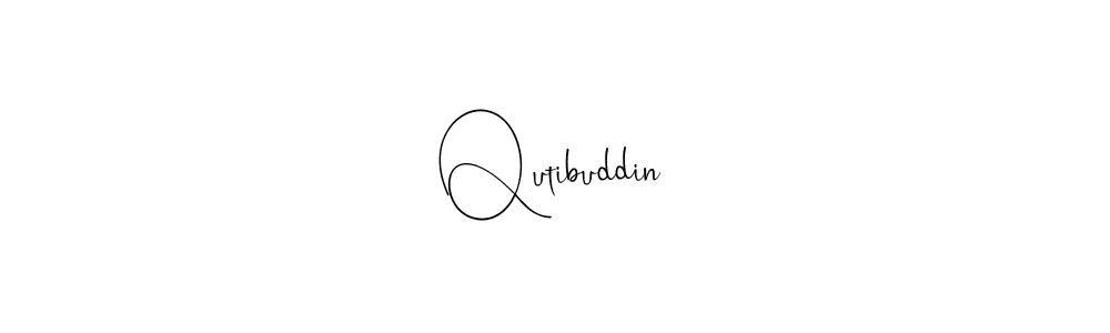 How to Draw Qutibuddin signature style? Andilay-7BmLP is a latest design signature styles for name Qutibuddin. Qutibuddin signature style 4 images and pictures png