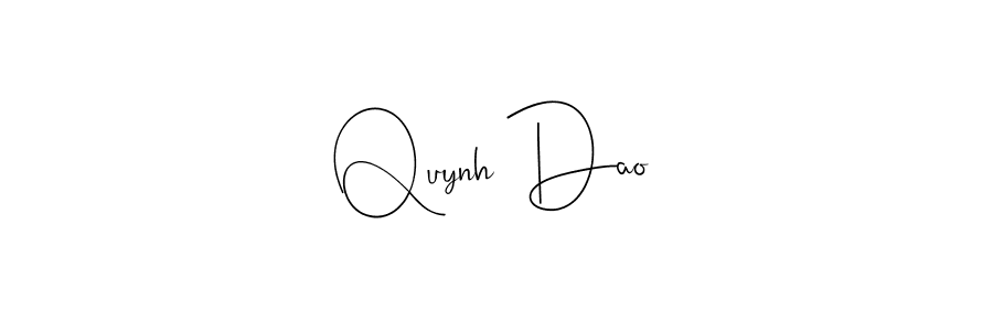 This is the best signature style for the Quynh Dao name. Also you like these signature font (Andilay-7BmLP). Mix name signature. Quynh Dao signature style 4 images and pictures png