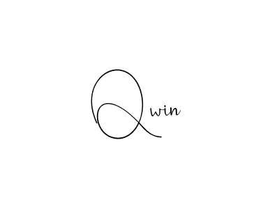 if you are searching for the best signature style for your name Qwin. so please give up your signature search. here we have designed multiple signature styles  using Andilay-7BmLP. Qwin signature style 4 images and pictures png